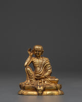 Milarepa Gold Plated Statue