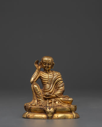 Milarepa Gold Plated Statue