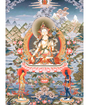 Mother White Tara Canvas Print