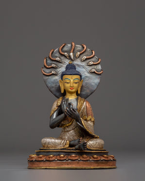 Buddhist Monk Nagarjuna Statue