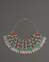 White Metal Tibetan Necklace