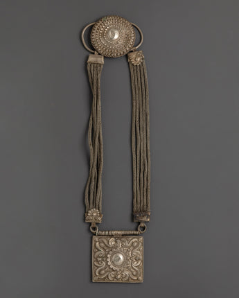 Handcrafted Silver Tribal Necklace