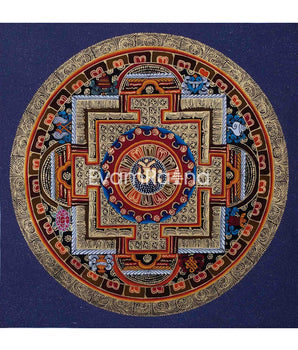OM Mantra Mandala Thangka