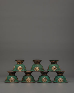 Oxidized Copper Offering Bowls