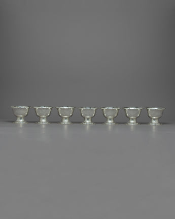 Silver Water Offering Bowls