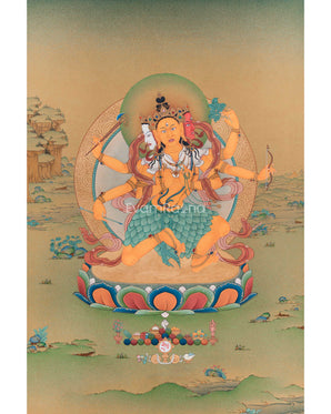 High-Quality Parnashavari Canvas Print
