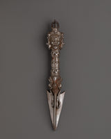 Three-Faced Iron Phurba Dagger