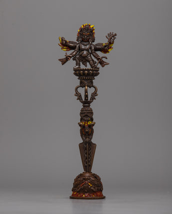 Mahakala Phurba with Stand