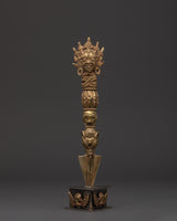 Tibetan ceremonial copper phurba