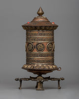 Stand Copper Prayer Wheel