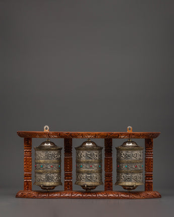 Handcrafted Sacred Copper Tibetan Prayer Wheel