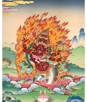 Rahula Thangka Print