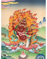 Rahula Thangka Print