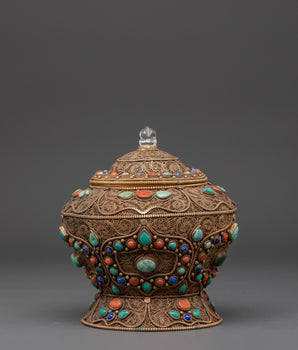 Traditional Handcrafted Tibetan Rice Pot