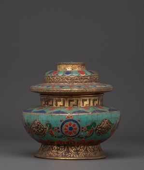 Brass offering Rice Pot