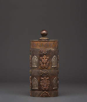white metal rice pot