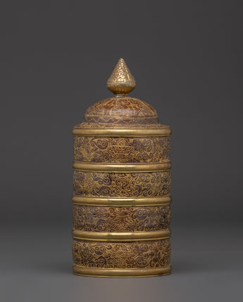 Tibetan Ritual Rice Pot