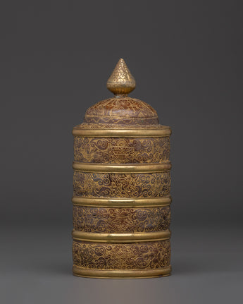 Tibetan Ritual Rice Pot