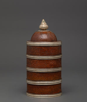 Handcrafted Tibetan Oxidized Copper Rice Pot