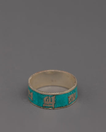 Handcrafted Turquoise Inlaid Ring