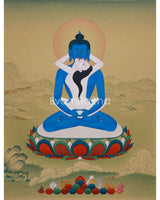 Tibetan Samantabhadra Buddha Thangka