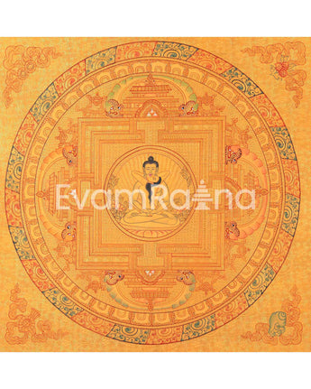 Samantabhadra Buddha Thangka Painting