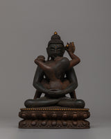 Hand-Carved Samantabhadra Statue 