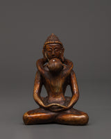 Tantric Buddha with consort figurine
