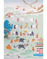 Samatha Meditation Thangka