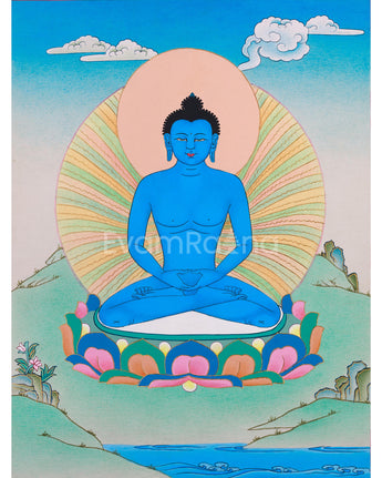 Hand-Painted Samantabhadra Thangka