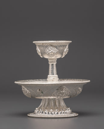 Himalayan Buddhist Serkyem offering set