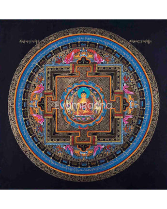 Shakyamuni Buddha Mandala Thangka