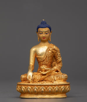 Sacred Shakyamuni Buddha in Earth Touching Mudra