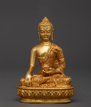 Shakyamuni Buddha Seated on Lotus
