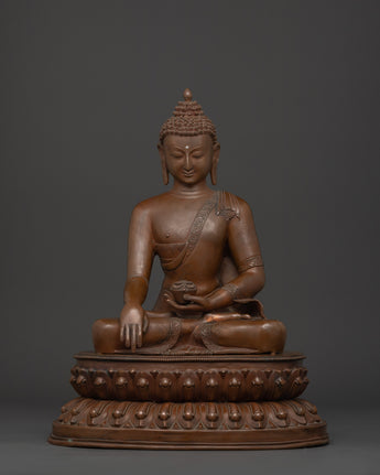 Large Tibetan Shakyamuni Buddha Sculpture