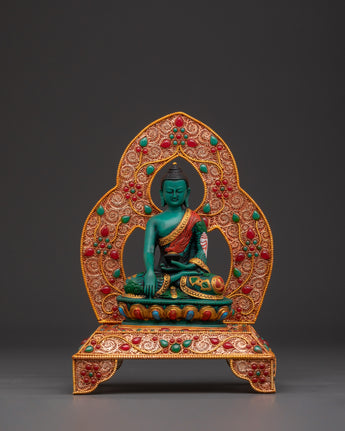 shakyamuni-buddha-statue-on-throne