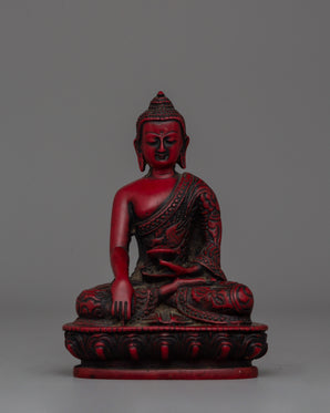 Red Acrylic Finish Shakyamuni Buddha
