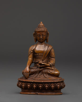 Copper Oxidized Shakyamuni Buddha