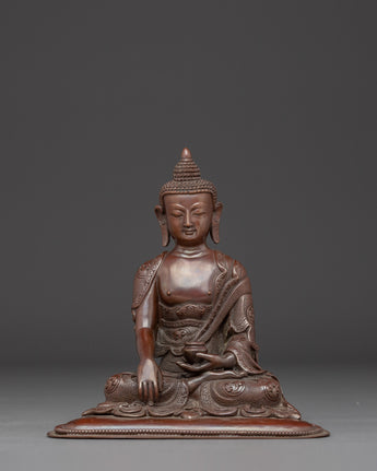 peaceful-shakyamuni-buddha-oxidized-copper-statue