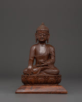 Shakyamuni Buddha Wood Statue