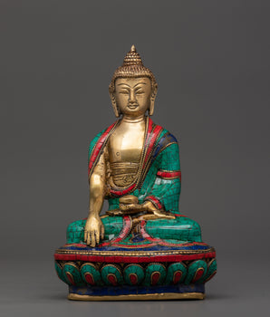 Shakyamuni Buddha Brass Statue