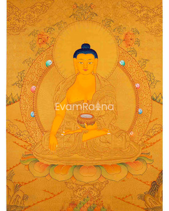 24K Gold Style Shakyamuni Buddha