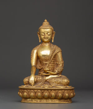 Himalayan Statue of Shakyamuni Buddha