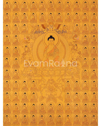 Wall hanging Shakyamuni Buddha Thangka