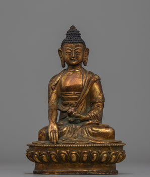 Copper Statue of Shakyamuni Buddha