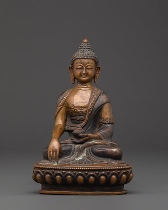 Buddhist teacher Shakyamuni statue