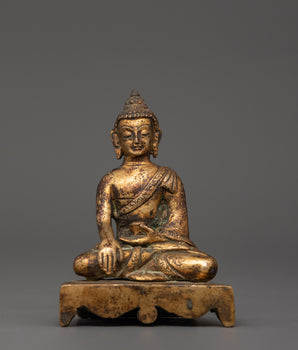 Handcrafted Shakyamuni Buddha Statue Spiritual Buddha Sculpture