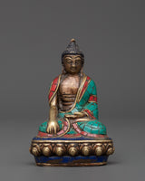 Sacred Oxidized Copper Shakyamuni Buddha