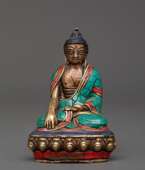 Sacred Copper Buddha Figurine