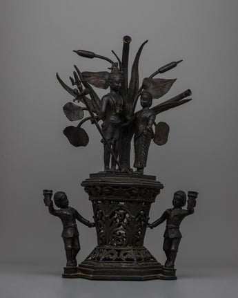 Sacred Shiva and Parvati Statue